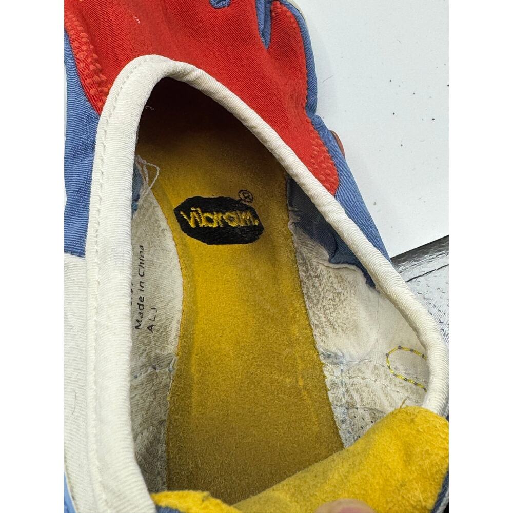Vibram FiveFingers Barefoot Shoes Women 7-7.5 37 Toe Red White & Blue RARE - Picture 9 of 11